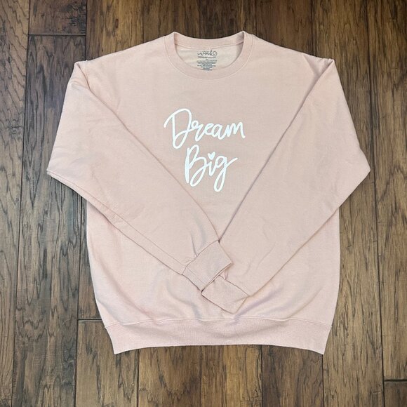 Sweet Wink Inspirational "Dream Big" Pink Sweatshirt - Picture 1 of 3